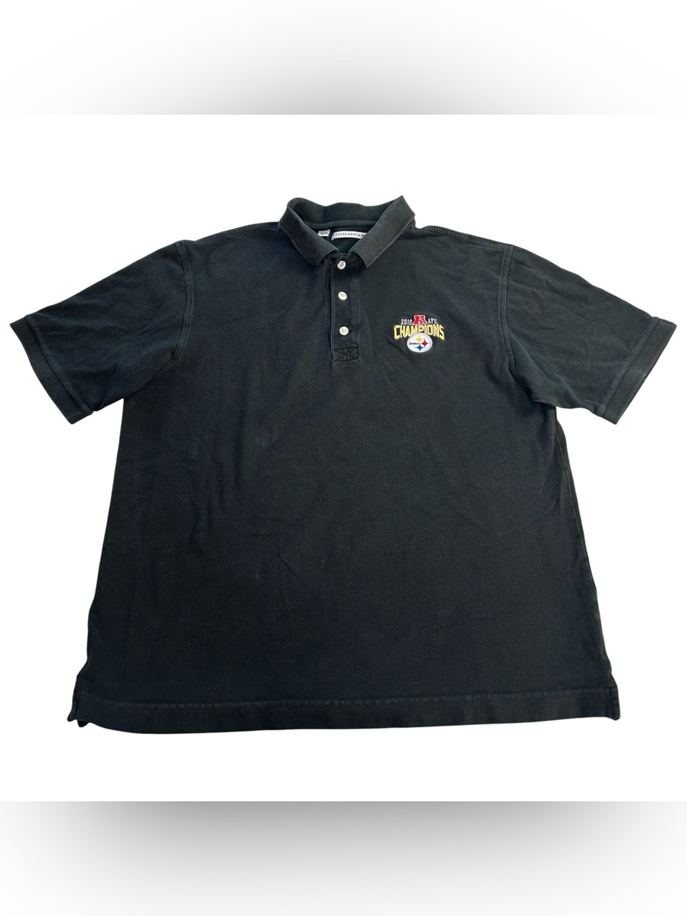 Vintage Cutter & Buck Pittsburgh Steelers 2010 AFC Champions Men’s Polo Shirt XL